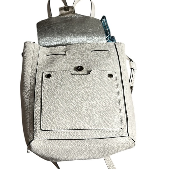Steve Madden chunky white purse, backpack,like new!textured, academia,utility - Picture 5 of 16